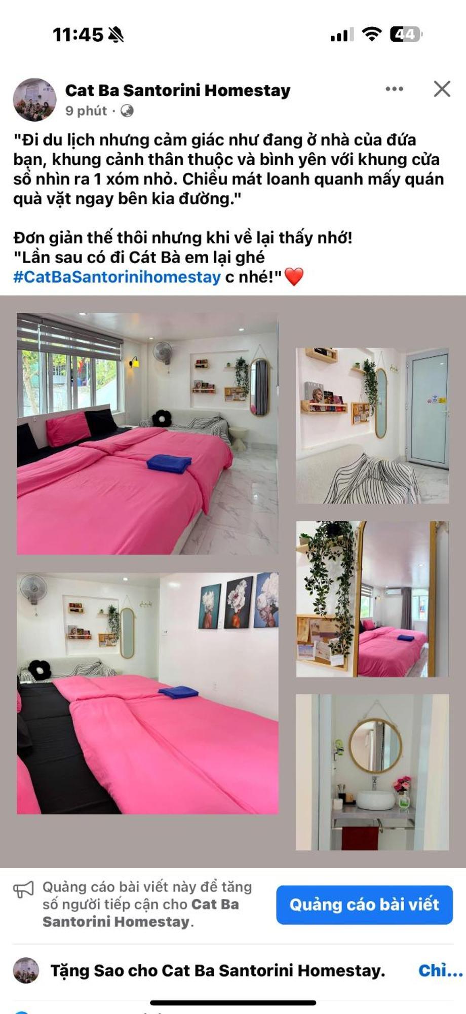 Cat Ba Santorini Homestay Dong Khe Sau Ngoại thất bức ảnh